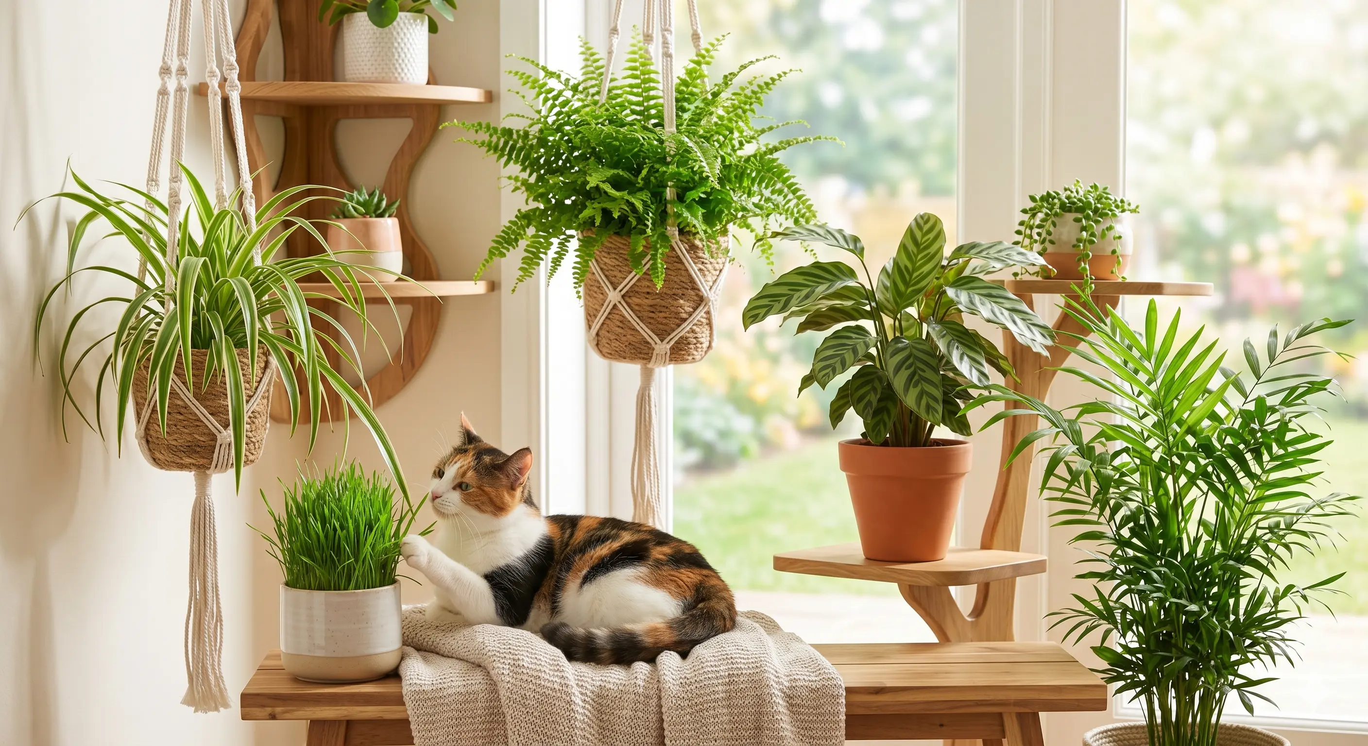 Cat-Proof Your Home: 10 Beautiful Indoor Plants That Are 100% Safe for Cats