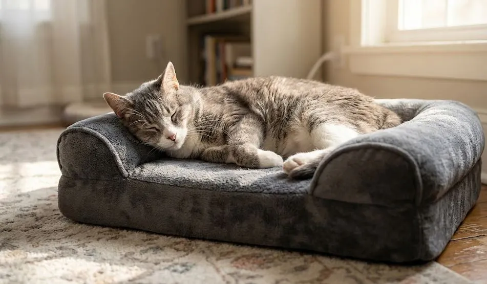 Give Your Senior Cat Better Sleep: Best Orthopedic Beds for Feline Arthritis